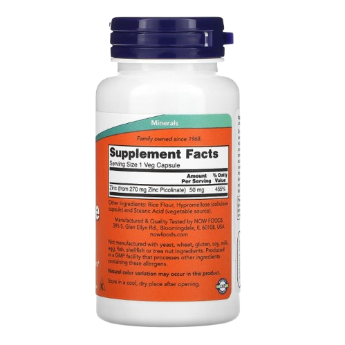 Zinc Picolinate 50 MG 30 Capsules 2