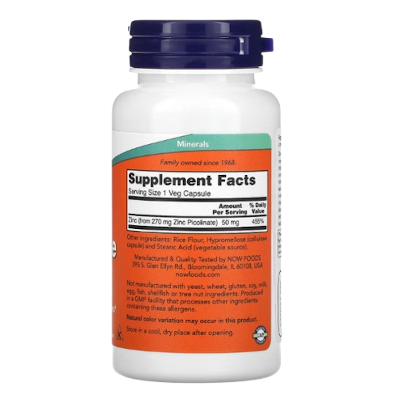 Zinc Picolinate 50 MG 30 Capsules 2