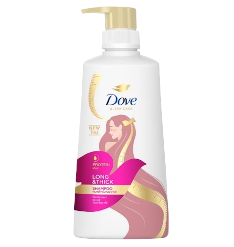 Dove Protein Max Long Thick Shampoo 1