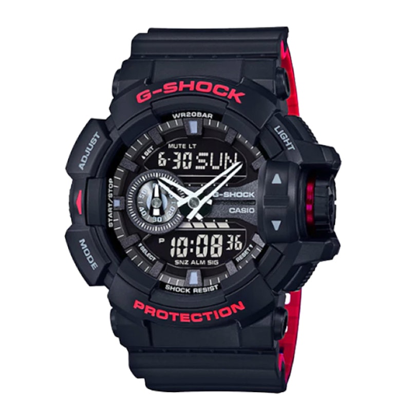นาฬิกาข้อมือผู้ชาย Black & Red Series 1