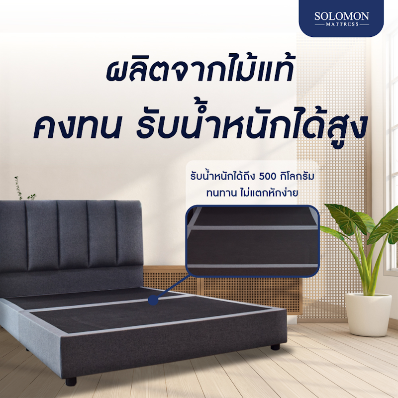 เตียงนอนผ้าฝ้ายพรีเมียม รุ่น Valor 2