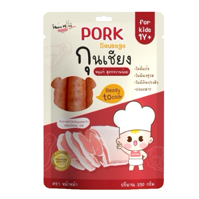 กุนเชียงสำหรับเด็ก สูตรหมูพรีเมี่ยม 1
