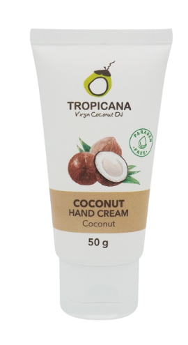 ครีมน้ำมันมะพร้าว บำรุงมือ Tropicana Coconut Hand Cream 1