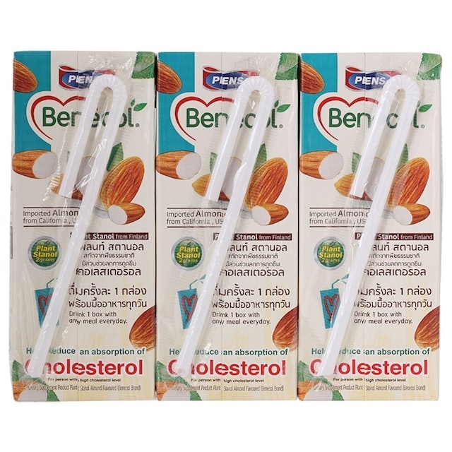 นมอัลมอนด์ Benecol ปราศจากคอเลสเตอรอล 5