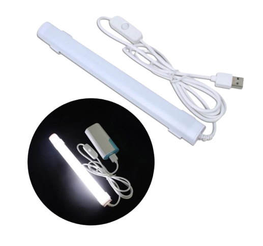 ตรวจสอบพอร์ต USB ของหลอดไฟและแหล่งจ่ายไฟให้สัมพันธ์กัน