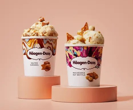 เลือกจากประเภทของไอศกรีม Häagen-Dazs