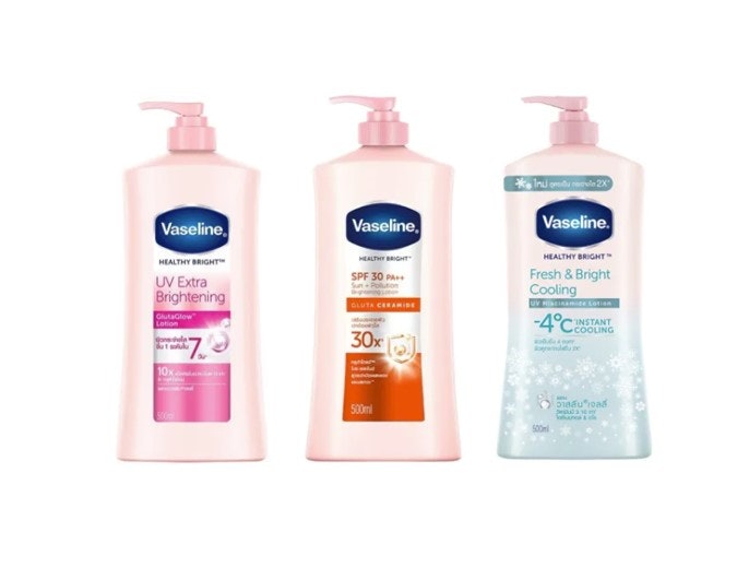เน้นบำรุงผิวให้สว่างใส ป้องกันแสงแดด เลือก Vaseline Healthy Bright