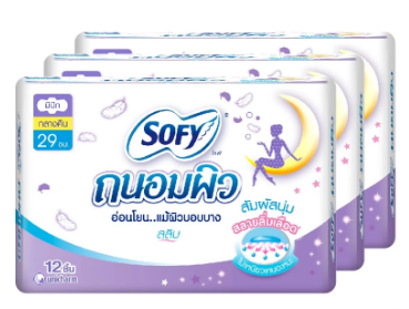 พิจารณาวัสดุผิวสัมผัสของผ้าอนามัยกลางคืน