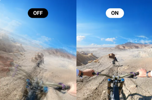 เลือกกล้อง 360 องศาที่มีฟังก์ชันช่วยเสริมการใช้งาน เช่น ระบบกันสั่น