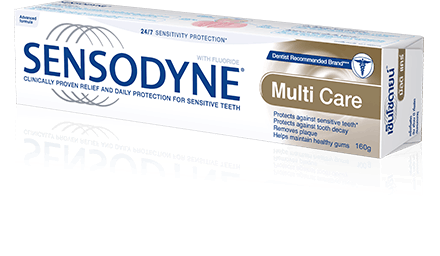 สำหรับคนที่ต้องการดูแลสุขภาพช่องปากแบบครอบคลุมเลือก Sensodyne Multi Care