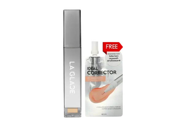 ใช้ปกปิดรอยสิว รอยคล้ำ เลือก La Glace Airy Skin Concealer / Ideal Corrector
