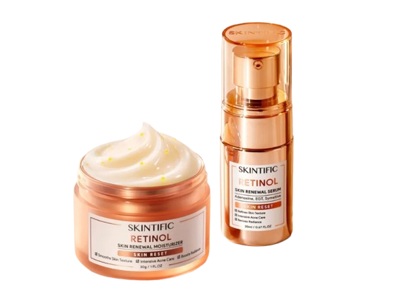 สำหรับผิวมีริ้วรอยที่ต้องการเสริมการชะลอวัย เลือก Skintific Retinol Series