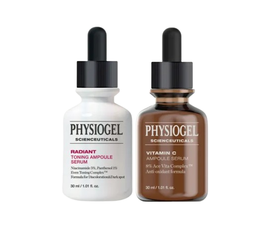 ผิวหมองคล้ำหรือกังวลริ้วรอย เลือก Physiogel Toning หรือ Vitamin C Series
