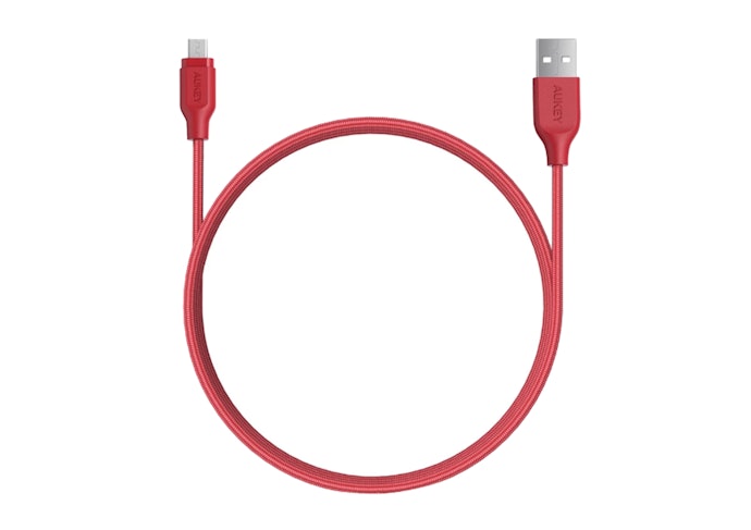 พิจารณาวัสดุหุ้มสายชาร์จ Micro USB ที่ทนต่อการบิดงอได้ดี
