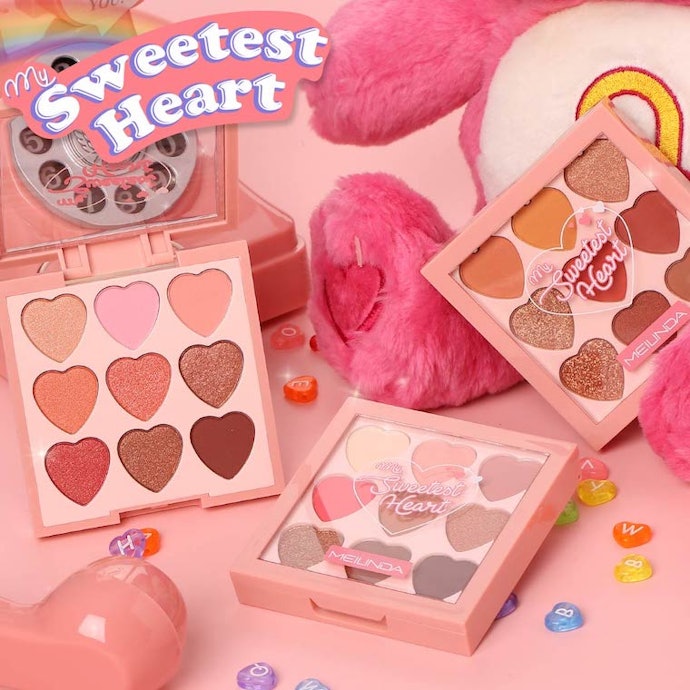 ลอง My Sweetest Heart Eyeshadow สินค้าใหม่ล่าสุดของ Meilinda