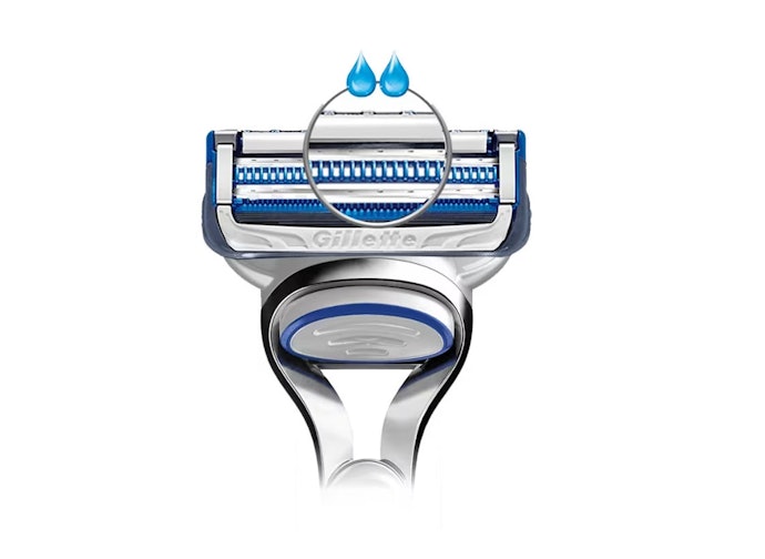 ตรวจสอบเทคโนโลยีเสริมในมีดโกนหนวด Gillette