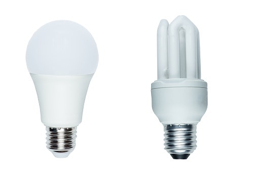 ตรวจสอบขนาดของขั้วหลอดไฟ LED
