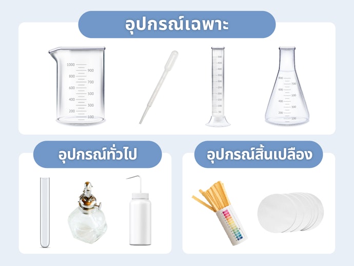 เลือกตามประเภทของอุปกรณ์วิทยาศาสตร์