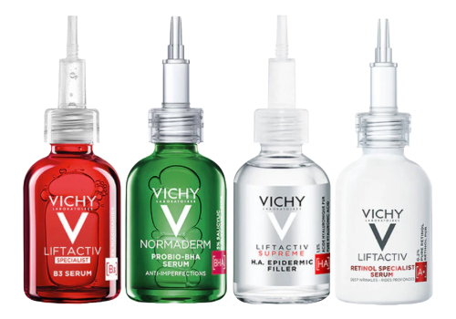 เลือกจากผลิตภัณฑ์ดูแลผิว VICHY ที่ตรงกับช่วงอายุของผู้ใช้