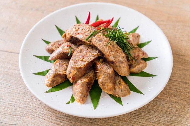 เลือกไส้อั่วตามระดับความเผ็ดที่ชื่นชอบ