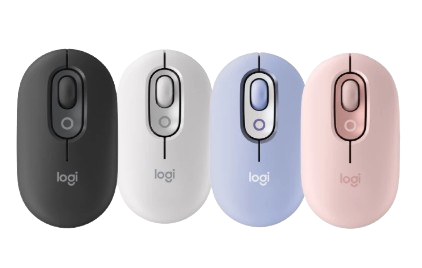 เมาส์ไร้สาย ขนาดกะทัดรัด สำหรับพกพา เลือกเมาส์ Logitech POP Series