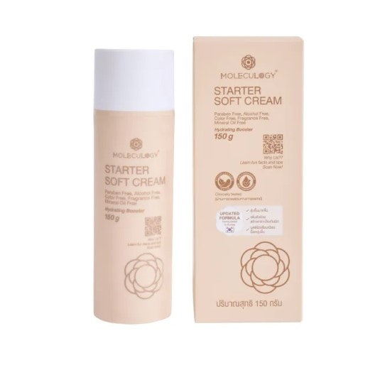 สำหรับคนผิวแพ้ง่าย ผิวหมองคล้ำ เลือก Moleculogy Soft Cream