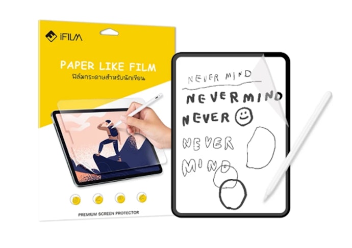 ฟิล์มไอแพดแบบ Paper Like สำหรับใช้ร่วมกับ Apple Pencil