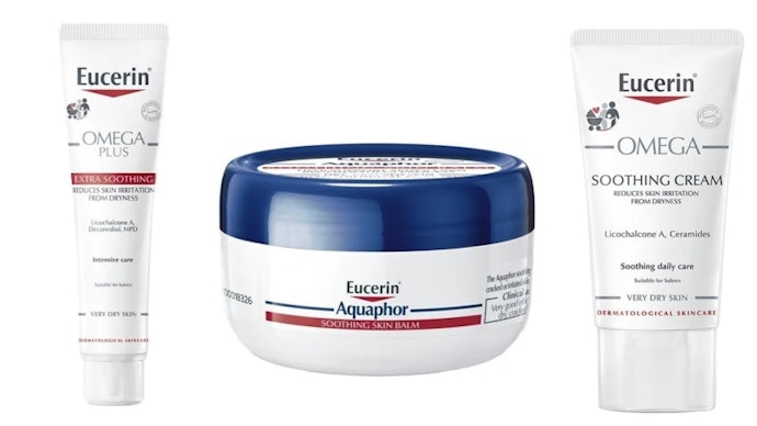 สำหรับคนผิวแห้ง เลือกกลุ่มผลิตภัณฑ์ Aquaphor และ Omega