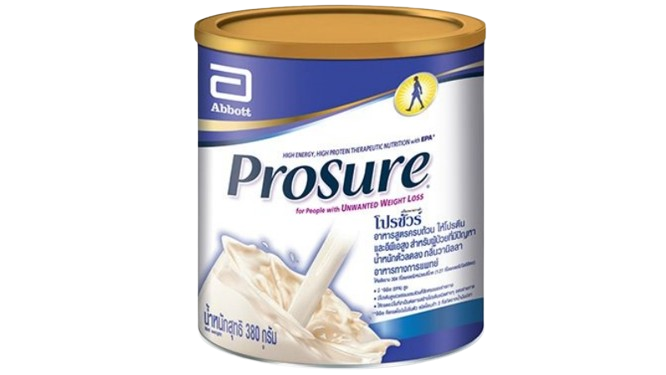 สำหรับผู้ป่วยเบื่ออาหารหรือมีปัญหาน้ำหนักตัวลดลง เลือกเอนชัวร์สูตร Prosure