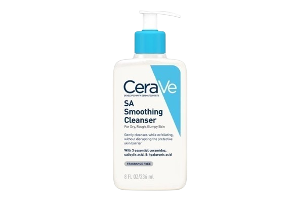 Cerave SA Smoothing Cleanser สำหรับคนที่มีปัญหาสิวอุดตัน ผิวไม่เรียบเนียน