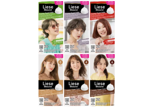 สำหรับคนที่ต้องการปกปิดผมขาวแบบแฟชั่น เลือกรุ่น Liese Blaune Creamy Color