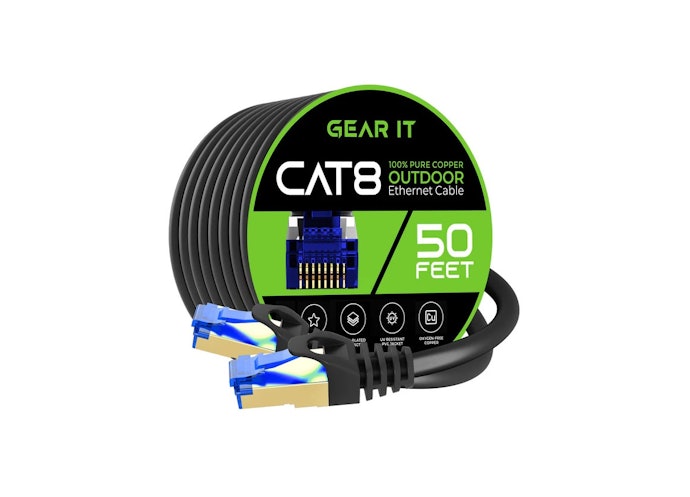 สายแลน Cat 8 Outdoor : สำหรับการติดตั้งภายนอกอาคารหรือกลางแจ้ง