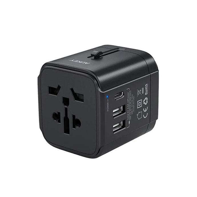 หัวแปลงปลั๊กไฟ Universal Adapter : สำหรับผู้ที่เดินทางไปต่างประเทศ