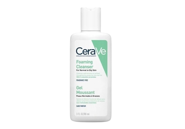 Cerave Foaming Facial Cleanser เหมาะกับผู้ที่มีผิวผสมและผิวมัน