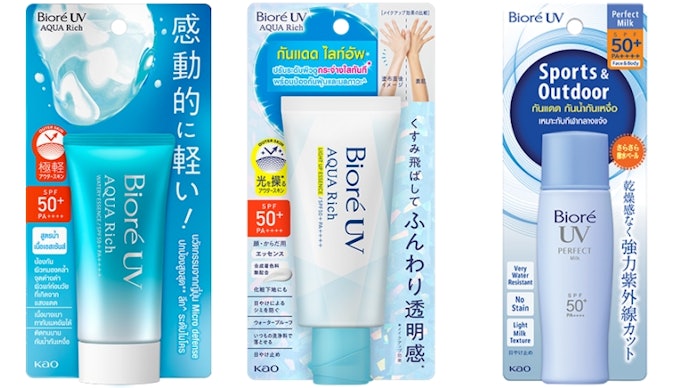 ผิวผสม สามารถใช้ได้ทั้งกันแดด Bioré เนื้อเอสเซนส์ เนื้อเจล หรือน้ำนมก็ได้
