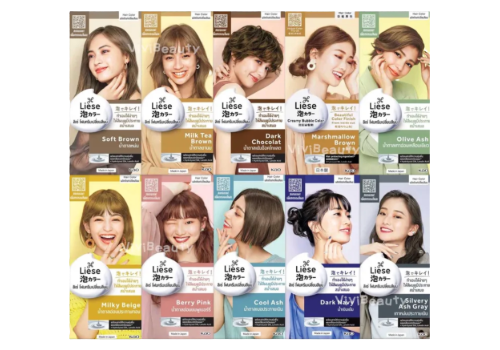 สำหรับคนที่ชอบสีสันโดดเด่น เลือกรุ่น Liese Creamy Bubble Color