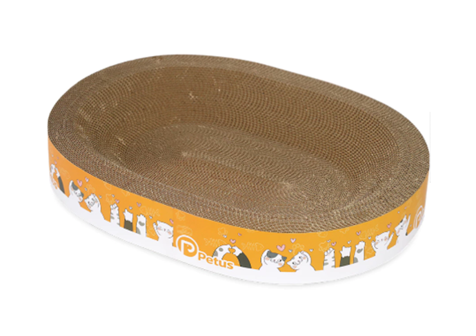 ที่ลับเล็บแมวแบบแผ่น (Scratching Pad) เหมาะกับแมวเด็กหรือแมวสูงวัยที่ข้อเข่าเริ่มเสื่อม