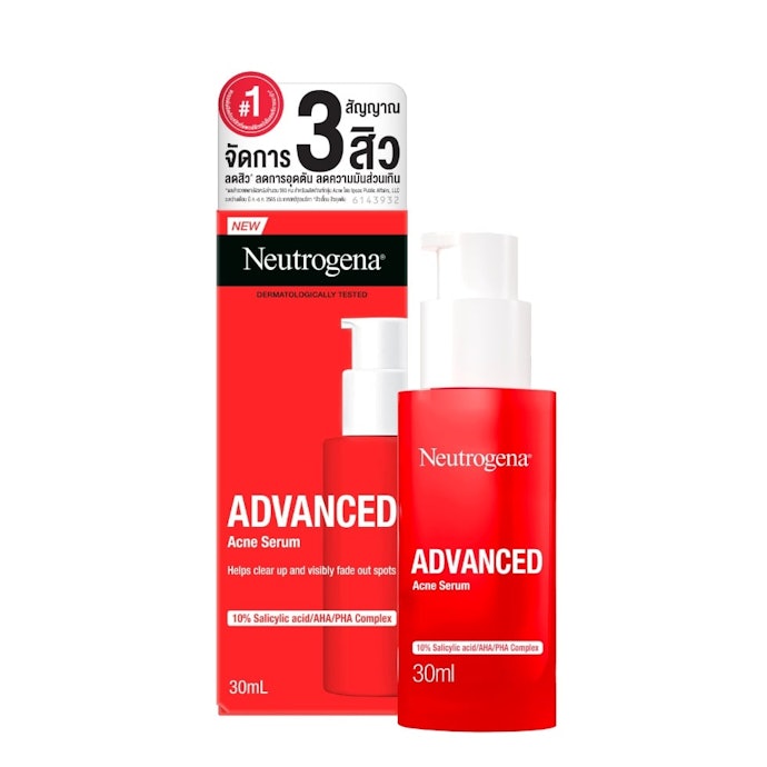 เซรั่มสูตร Advanced Acne ใช้บำรุงผิวที่มีปัญหาสิวอุดตันและรอยดำจากสิว