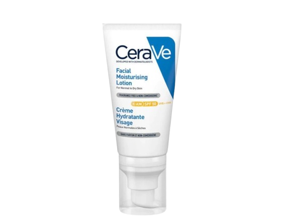 สำหรับผิวผสม-ผิวมัน เลือก CeraVe Facial Moisturising Lotion/ Daily Moisturising Lotion