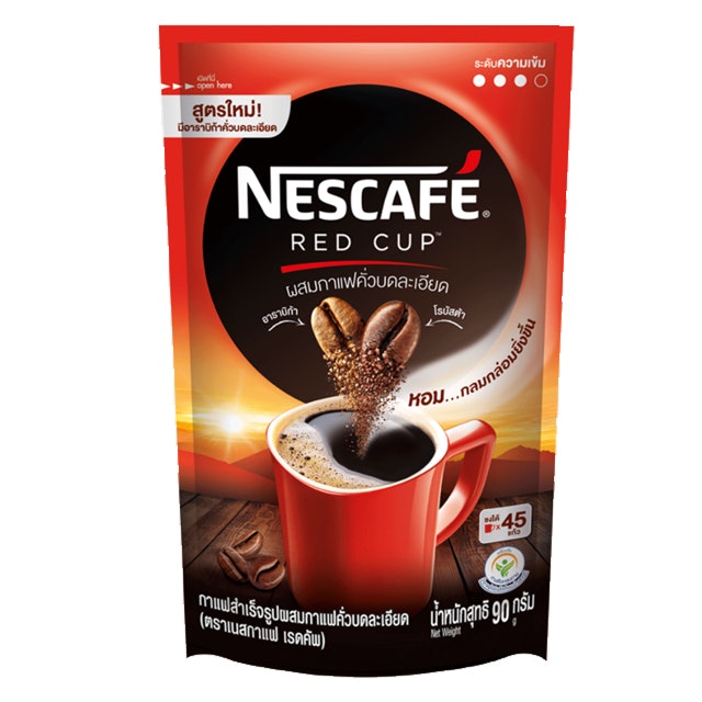 เลือกเนสกาแฟเรดคัพ สำหรับผู้ที่ชอบรสเข้มจากเมล็ดกาแฟ