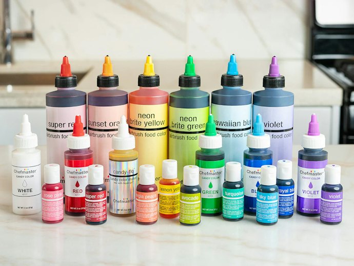 สีผสมอาหารสังเคราะห์ : เหมาะกับคนที่ต้องการสีสด คงทนยาวนาน