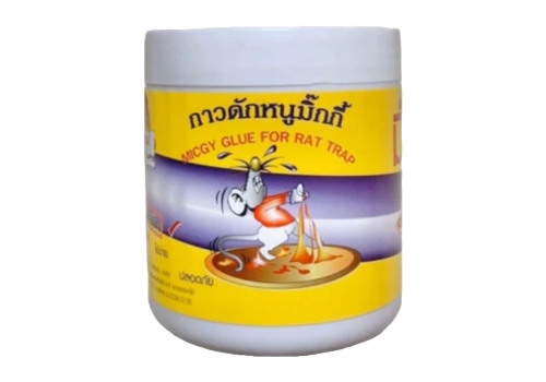 กาวดักหนูแบบหลอดหรือกระปุก เหมาะสำหรับผู้ที่ต้องการปรับแต่งพื้นที่ดักเองได้