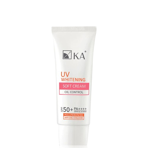 สำหรับผิวมันและเป็นสิวง่าย เลือก KA UV Whitening Soft Cream SPF 50+ PA++++