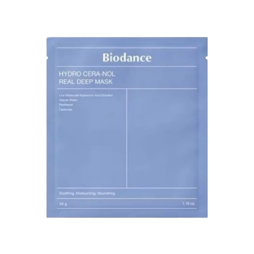 Biodance Hydro Cera-Nol Real Deep Mask (สีฟ้า) เหมาะสำหรับเน้นปลอบประโลมผิว