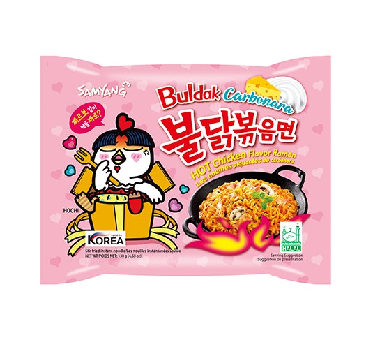 ชอบเผ็ดน้อย เลือกซัมยัง บูลดัก รสชีส โรเซ่ คาโบนาร่า รสชาติอื่น ๆ