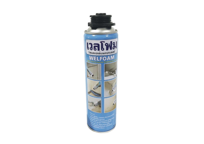 โฟมขยายตัวต่ำ เหมาะสำหรับอุดรอยรั่วขนาดเล็ก เช่น ขอบวงกบประตู หน้าต่าง รอยแตกในผนัง
