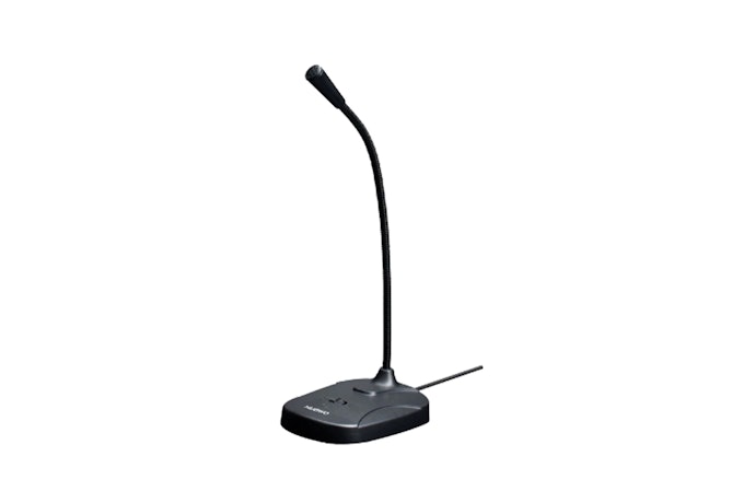 ไมโครโฟนตั้งโต๊ะ (Desktop Microphone) เหมาะสำหรับการพูดที่ไม่ต้องเคลื่อนไหวมาก
