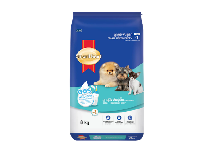 อาหารสำหรับลูกหมาปอม (อายุต่ำกว่า 1 ปี) เลือกสูตร Puppy สำหรับสุนัขพันธุ์เล็ก