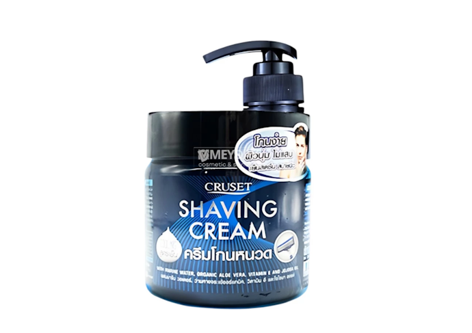 แบบครีม (Shaving Cream) เหมาะกับผู้ที่ต้องการลดการเสียดสีของผิวขณะโกนหนวด
