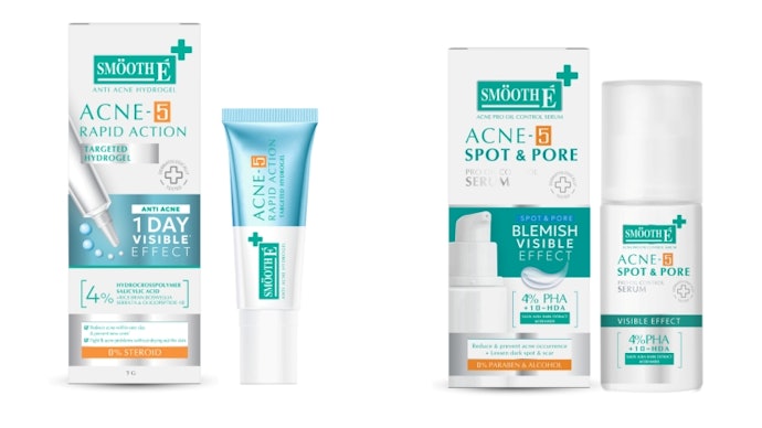 สำหรับปัญหาผิวมัน เป็นสิว เลือกครีมสมูทอีกลุ่ม Smooth E Acne
